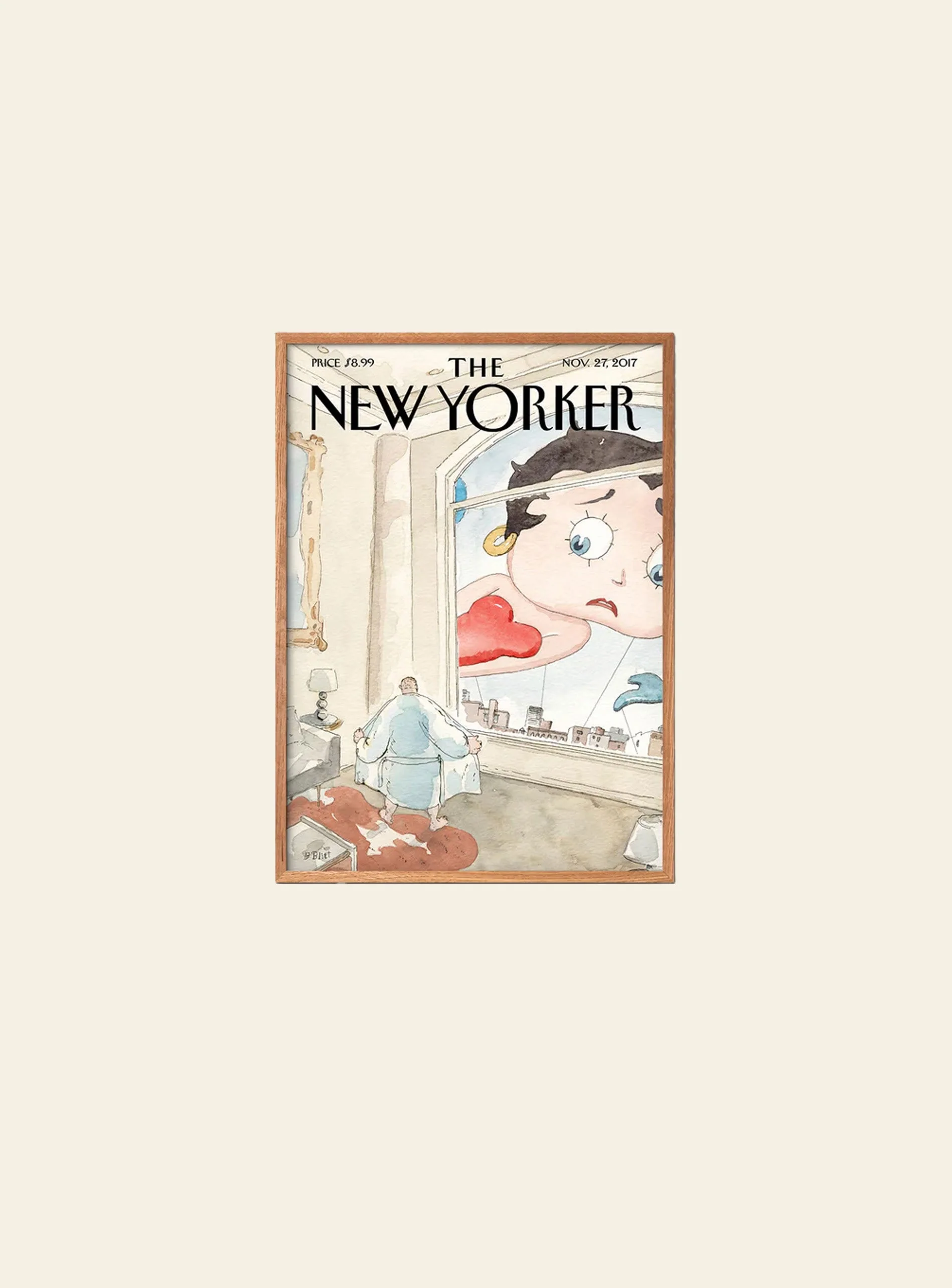 Empty Wall The New Yorker - Nowhere To Hide (A3) - Poster - The Stacked ...